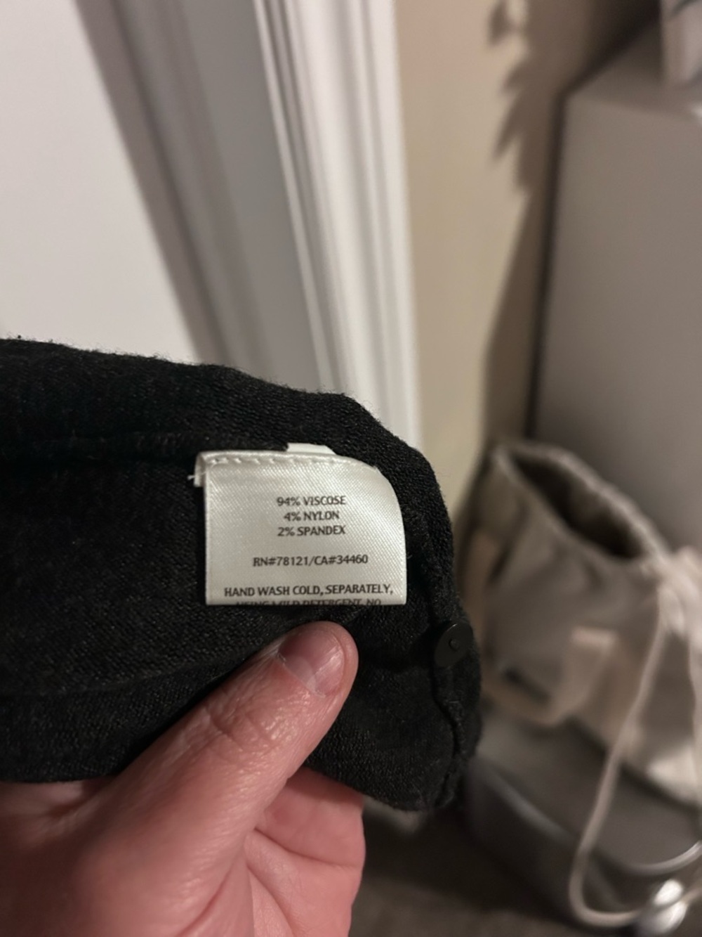 Eileen Fisher Charcoal Gray Lightweight Sweater Top - Picture 5 of 5